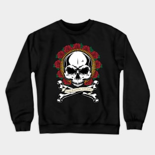 Skull Roses Crewneck Sweatshirt